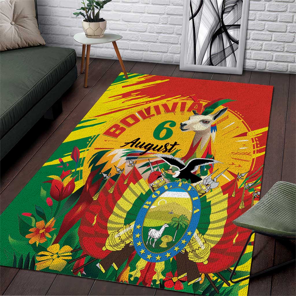 Bolivia Independence Day Area Rug Puliwya Achka Aylluska Mamallaqta - Wonder Print Shop