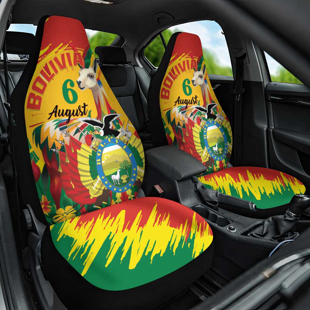 Bolivia Independence Day Car Seat Cover Puliwya Achka Aylluska Mamallaqta - Wonder Print Shop