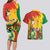 Bolivia Independence Day Couples Matching Long Sleeve Bodycon Dress and Hawaiian Shirt Puliwya Achka Aylluska Mamallaqta - Wonder Print Shop