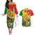 Bolivia Independence Day Couples Matching Off The Shoulder Long Sleeve Dress and Hawaiian Shirt Puliwya Achka Aylluska Mamallaqta - Wonder Print Shop