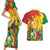 Bolivia Independence Day Couples Matching Short Sleeve Bodycon Dress and Hawaiian Shirt Puliwya Achka Aylluska Mamallaqta - Wonder Print Shop