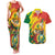 Bolivia Independence Day Couples Matching Tank Maxi Dress and Hawaiian Shirt Puliwya Achka Aylluska Mamallaqta - Wonder Print Shop