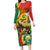 Bolivia Independence Day Family Matching Long Sleeve Bodycon Dress and Hawaiian Shirt Puliwya Achka Aylluska Mamallaqta - Wonder Print Shop