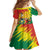 Bolivia Independence Day Family Matching Off The Shoulder Long Sleeve Dress and Hawaiian Shirt Puliwya Achka Aylluska Mamallaqta - Wonder Print Shop