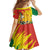 Bolivia Independence Day Family Matching Off Shoulder Short Dress and Hawaiian Shirt Puliwya Achka Aylluska Mamallaqta - Wonder Print Shop