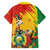 Bolivia Independence Day Family Matching Off Shoulder Short Dress and Hawaiian Shirt Puliwya Achka Aylluska Mamallaqta - Wonder Print Shop