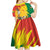 Bolivia Independence Day Kid Short Sleeve Dress Puliwya Achka Aylluska Mamallaqta - Wonder Print Shop