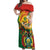 Bolivia Independence Day Off Shoulder Maxi Dress Puliwya Achka Aylluska Mamallaqta - Wonder Print Shop