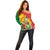 Bolivia Independence Day Off Shoulder Sweater Puliwya Achka Aylluska Mamallaqta - Wonder Print Shop