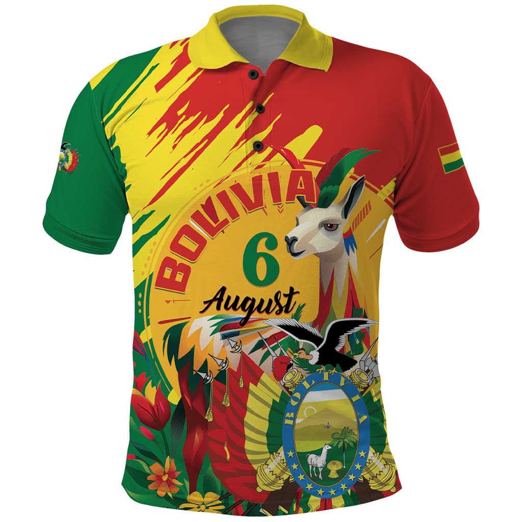 Bolivia Independence Day Polo Shirt Puliwya Achka Aylluska Mamallaqta - Wonder Print Shop