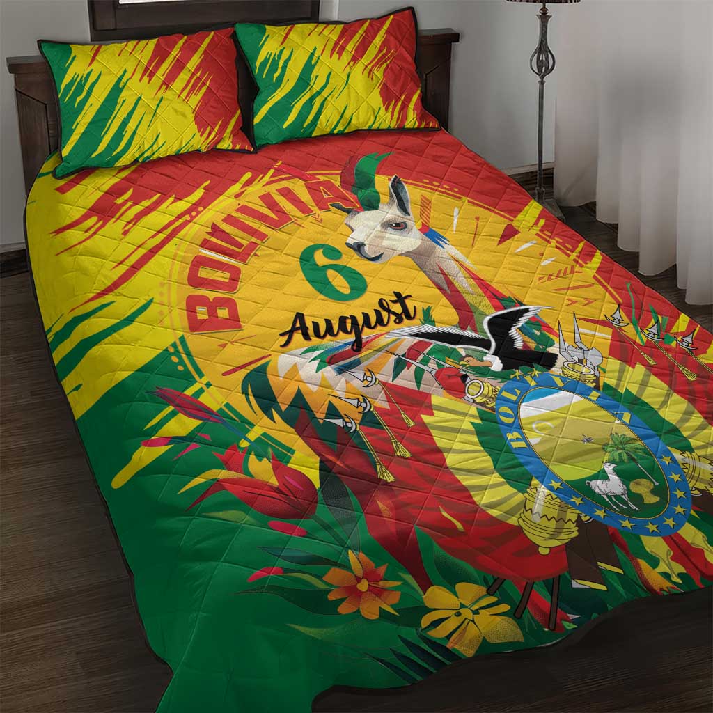 Bolivia Independence Day Quilt Bed Set Puliwya Achka Aylluska Mamallaqta - Wonder Print Shop