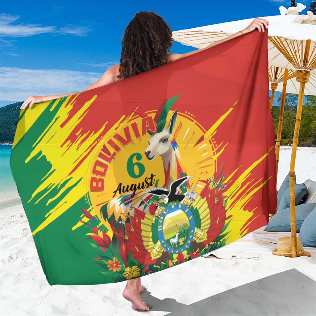 Bolivia Independence Day Sarong Puliwya Achka Aylluska Mamallaqta - Wonder Print Shop