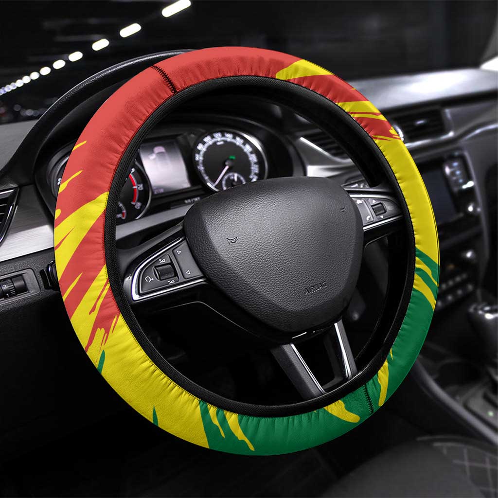 Bolivia Independence Day Steering Wheel Cover Puliwya Achka Aylluska Mamallaqta - Wonder Print Shop