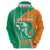 Ivory Coast Independence Day Zip Hoodie Cote d Ivoire Elephant - Wonder Print Shop