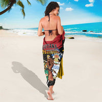 Guyana Emancipation Day Sarong Jaguar Skin Pattern - Wonder Print Shop