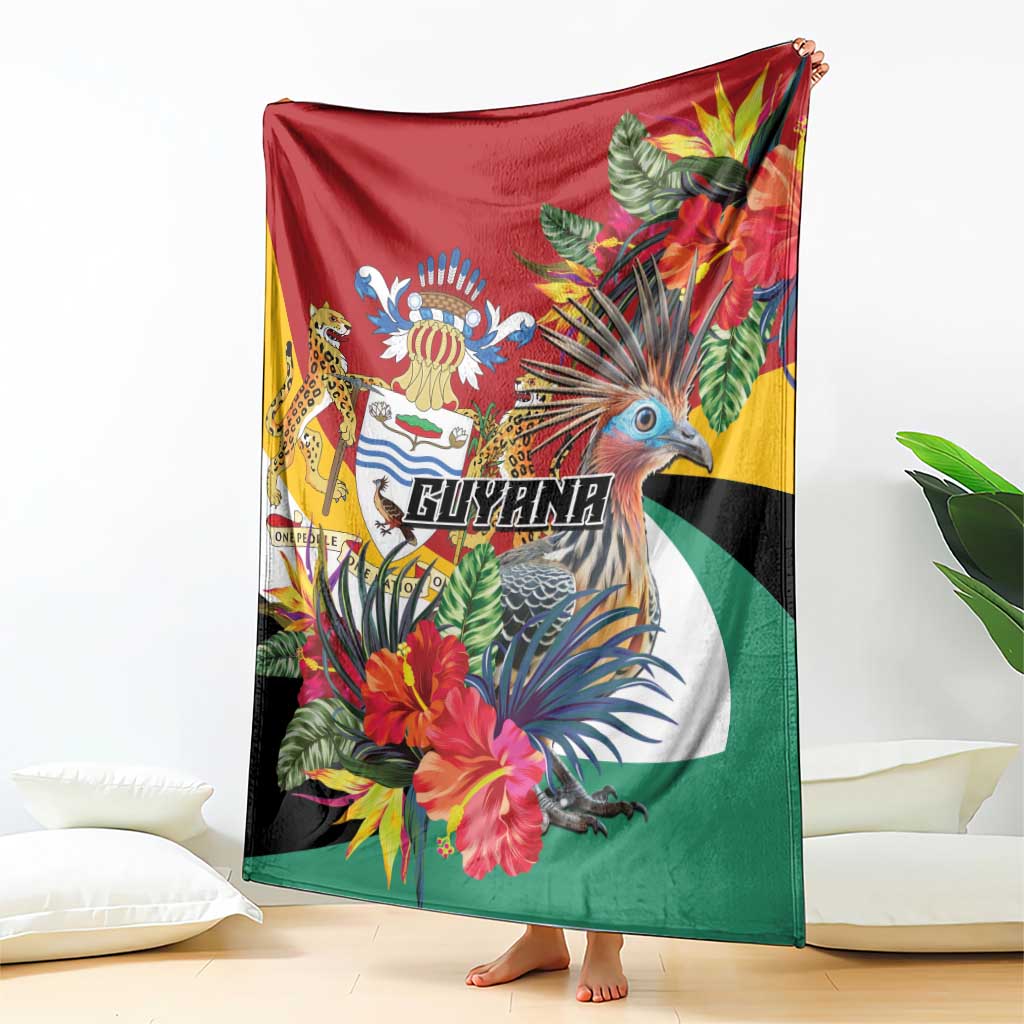 Guyana Canje Pheasant Blanket Tropical Flowers - Wonder Print Shop