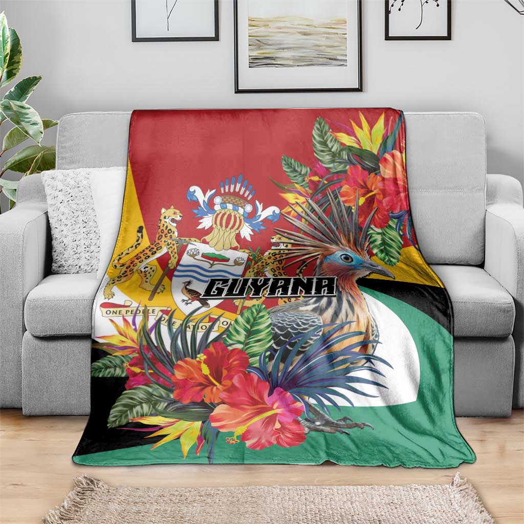 Guyana Canje Pheasant Blanket Tropical Flowers - Wonder Print Shop