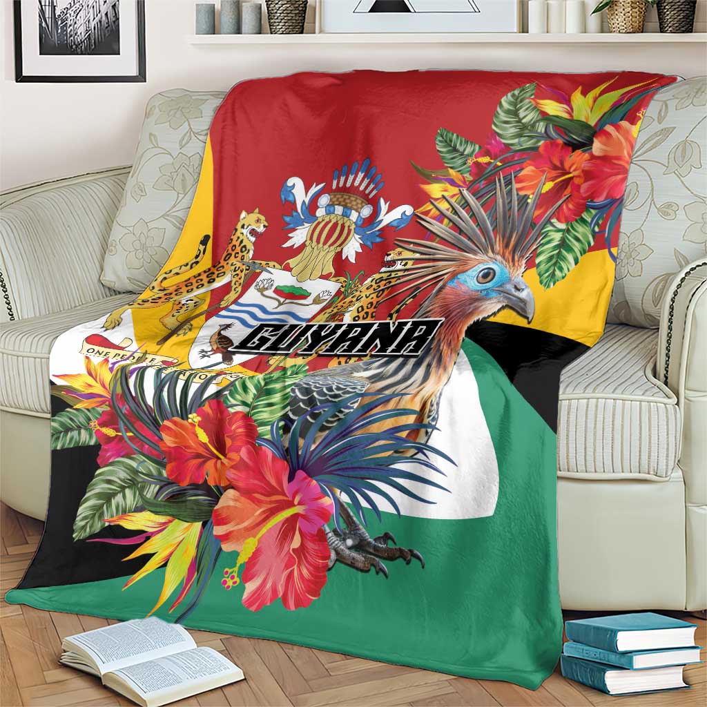 Guyana Canje Pheasant Blanket Tropical Flowers - Wonder Print Shop