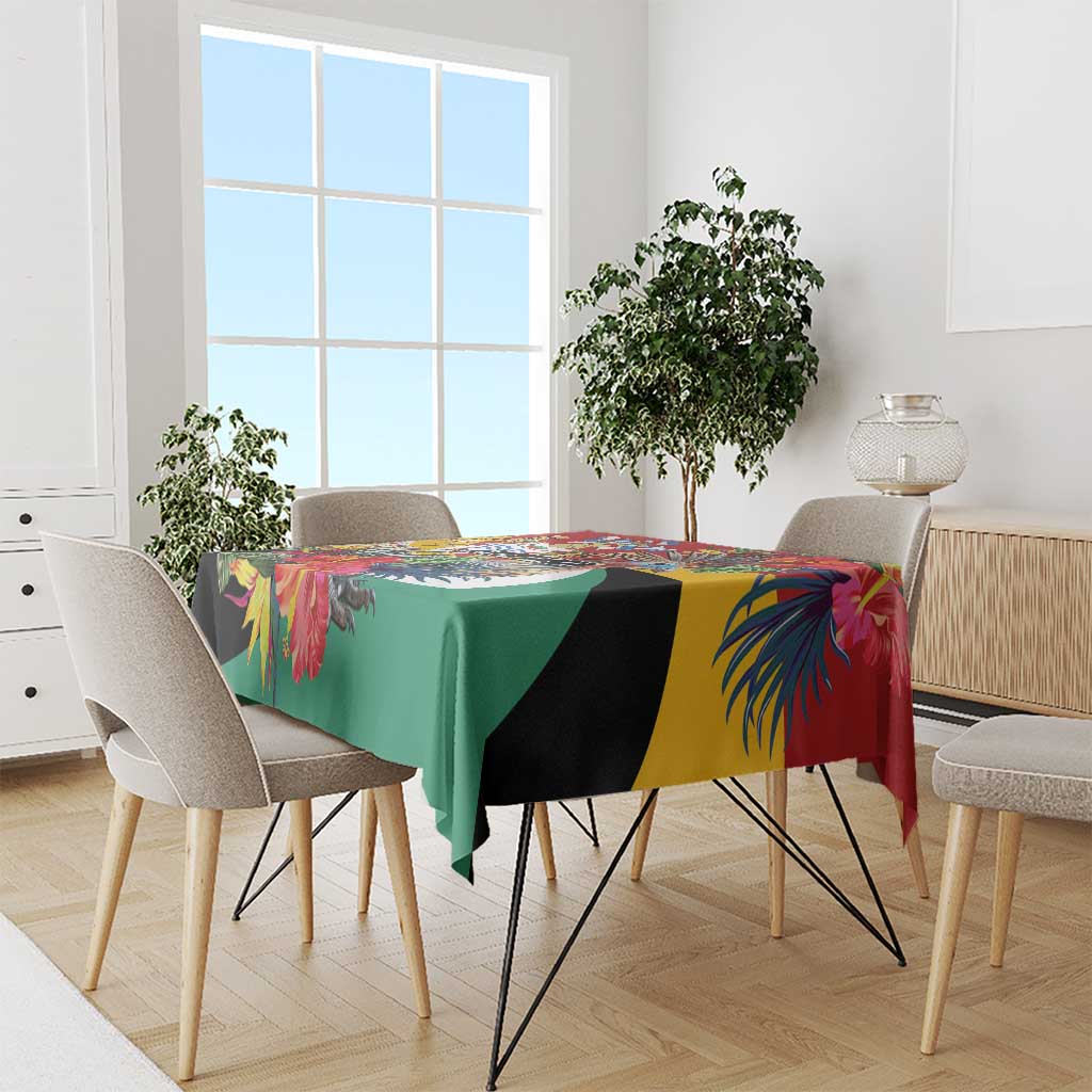 Guyana Canje Pheasant Tablecloth Tropical Flowers - Wonder Print Shop