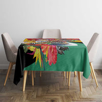 Guyana Canje Pheasant Tablecloth Tropical Flowers - Wonder Print Shop