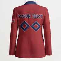 Custom Norge 2026 World Football Blazer Vikings Go Champions