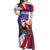 Belize Independence Day 1981 Off Shoulder Maxi Dress Bileez Keel Billed Toucan - Wonder Print Shop