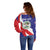 Belize Independence Day 1981 Off Shoulder Sweater Bileez Keel Billed Toucan - Wonder Print Shop