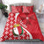 Malta Bedding Set Virtute et constantia Maltese Cross Pattern - Wonder Print Shop