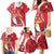 Malta Family Matching Mermaid Dress and Hawaiian Shirt Virtute et constantia Maltese Cross Pattern - Wonder Print Shop