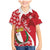 Malta Family Matching Mermaid Dress and Hawaiian Shirt Virtute et constantia Maltese Cross Pattern - Wonder Print Shop