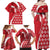 Malta Family Matching Off Shoulder Maxi Dress and Hawaiian Shirt Virtute et constantia Maltese Cross Pattern - Wonder Print Shop