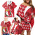 Malta Family Matching Off Shoulder Short Dress and Hawaiian Shirt Virtute et constantia Maltese Cross Pattern - Wonder Print Shop