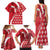 Malta Family Matching Tank Maxi Dress and Hawaiian Shirt Virtute et constantia Maltese Cross Pattern - Wonder Print Shop