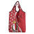 Malta Grocery Bag Virtute et constantia Maltese Cross Pattern