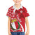 Malta Kid Hawaiian Shirt Virtute et constantia Maltese Cross Pattern - Wonder Print Shop