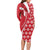 Malta Long Sleeve Bodycon Dress Virtute et constantia Maltese Cross Pattern - Wonder Print Shop