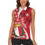 Malta Women Sleeveless Polo Shirt Virtute et constantia Maltese Cross Pattern - Wonder Print Shop