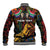 South African Heritage Day Baseball Jacket Springbok African Pattern - Wonder Print Shop