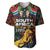 South African Heritage Day Baseball Jersey Springbok African Pattern - Wonder Print Shop