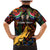 South African Heritage Day Family Matching Mermaid Dress and Hawaiian Shirt Springbok African Pattern - Wonder Print Shop