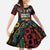 South African Heritage Day Family Matching Mermaid Dress and Hawaiian Shirt Springbok African Pattern - Wonder Print Shop