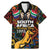 South African Heritage Day Family Matching Mermaid Dress and Hawaiian Shirt Springbok African Pattern - Wonder Print Shop