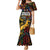 South African Heritage Day Family Matching Mermaid Dress and Hawaiian Shirt Springbok African Pattern - Wonder Print Shop