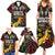 South African Heritage Day Family Matching Summer Maxi Dress and Hawaiian Shirt Springbok African Pattern - Wonder Print Shop