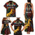 South African Heritage Day Family Matching Tank Maxi Dress and Hawaiian Shirt Springbok African Pattern - Wonder Print Shop