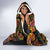 South African Heritage Day Hooded Blanket Springbok African Pattern