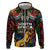 South African Heritage Day Hoodie Springbok African Pattern - Wonder Print Shop