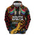 South African Heritage Day Hoodie Springbok African Pattern - Wonder Print Shop