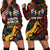 South African Heritage Day Hoodie Dress Springbok African Pattern - Wonder Print Shop