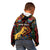 South African Heritage Day Kid Hoodie Springbok African Pattern - Wonder Print Shop